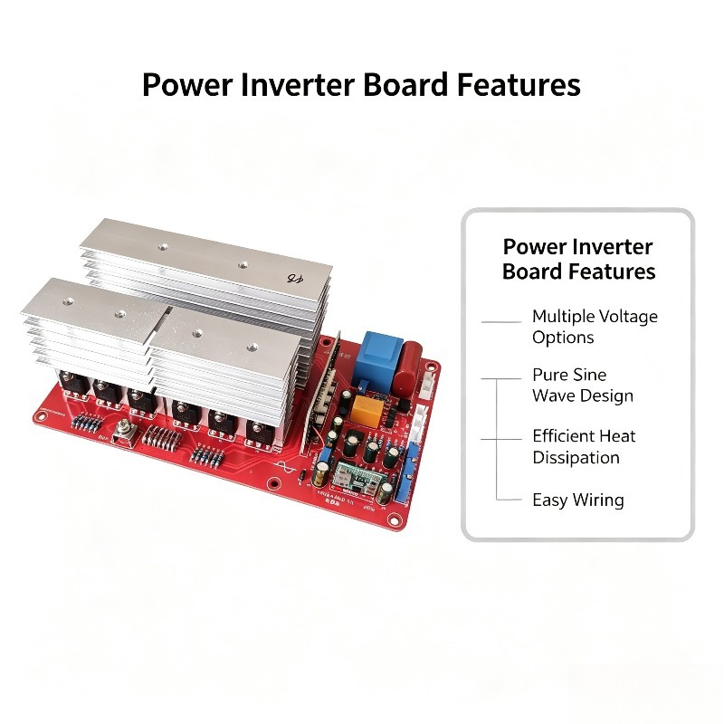 Płytka główna/obwód drukowany  – Pure Sine Wave Inverter Board 24V 48V recenzja i cena