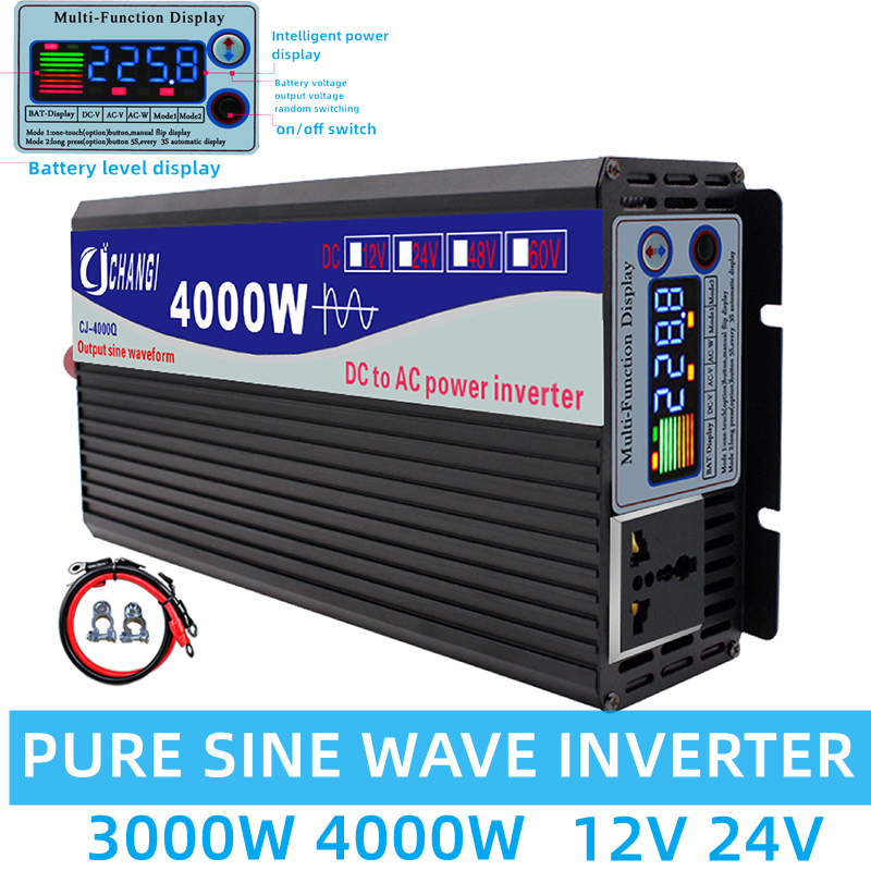 Czysty falownik sinusoidalny 1 – Inverter Pure Sine Wave 60Hz 120V 3000W recenzja i cena