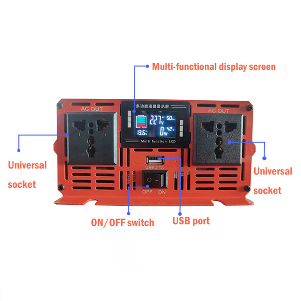 Czysta fala sinusoidalna 3500W – Pure Sine Wave Inverter 5000W 48V 220V recenzja i cena