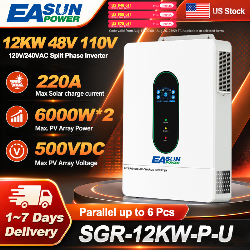 EASUN POWER 12KW Falownik Sola – Grid Tie Inverter Limiter 2000W recenzja i cena