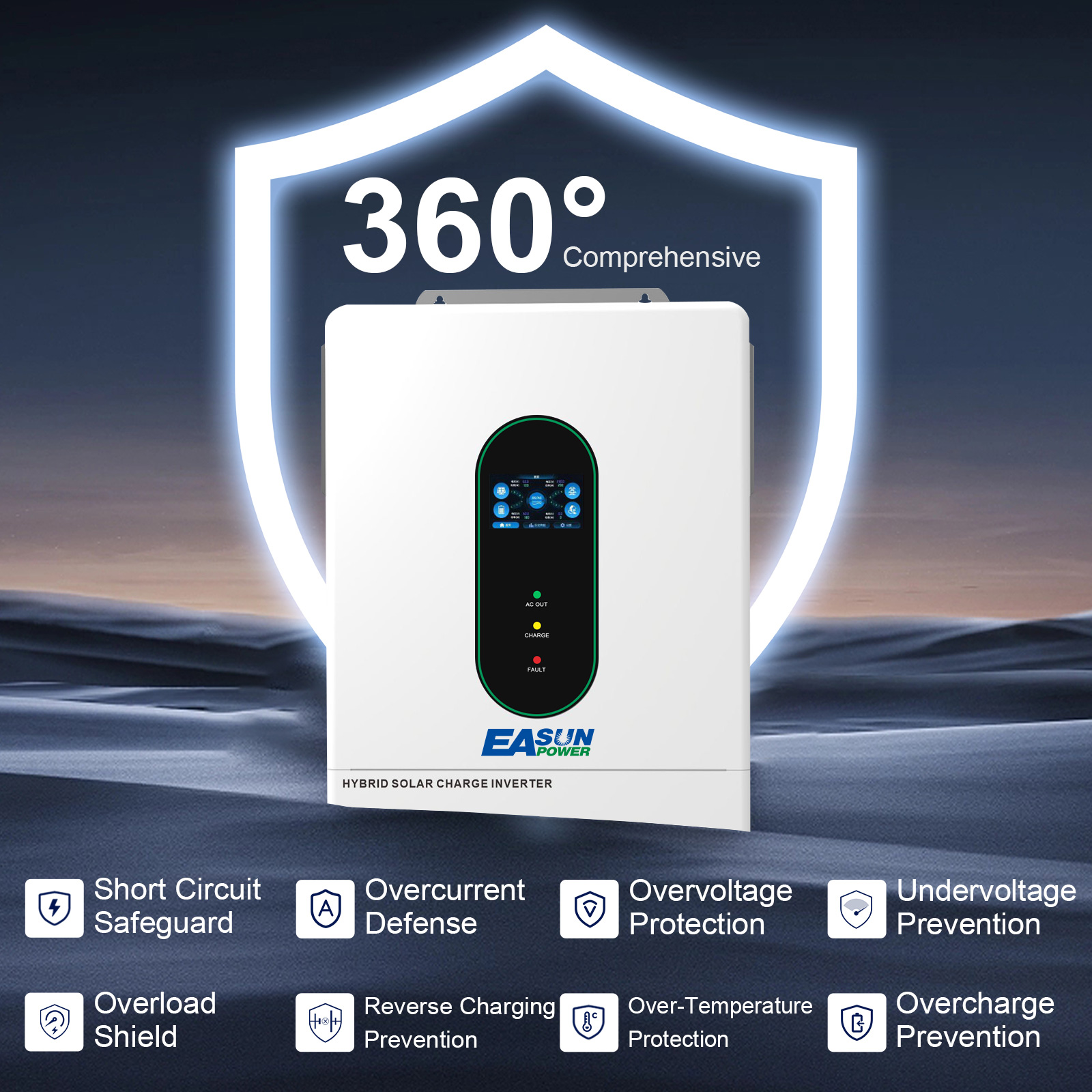 EASUN POWER 12KW Falownik Sola – Grid Tie Inverter Limiter 2000W recenzja i cena